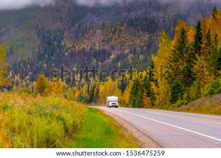 Autumn season in Jasper National Park, Canada