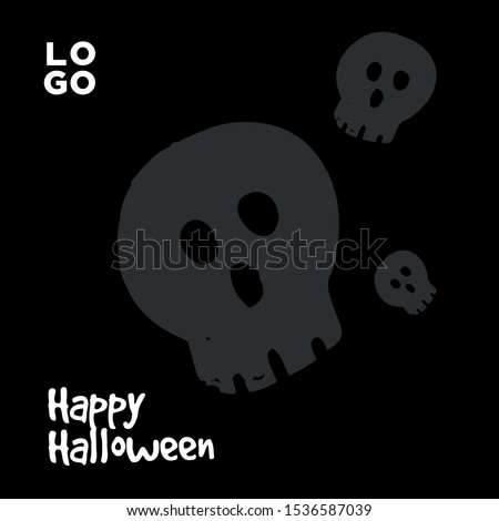 Halloween Social Template Background Scary
