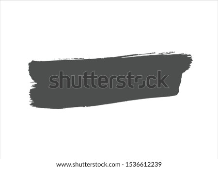 texture gray ink paint stroke background vector