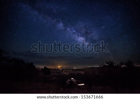 night sky in fort davis