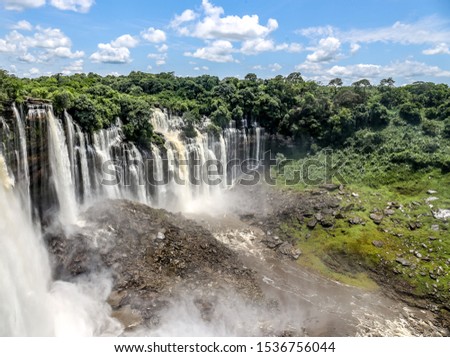 Kalandula Waterfall Malange - Angola