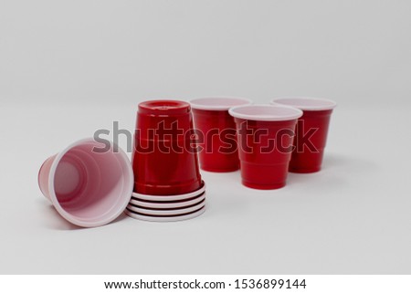 Stock photo lightbox red cups
