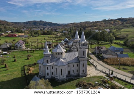 Romanian Maramures village drone pictures