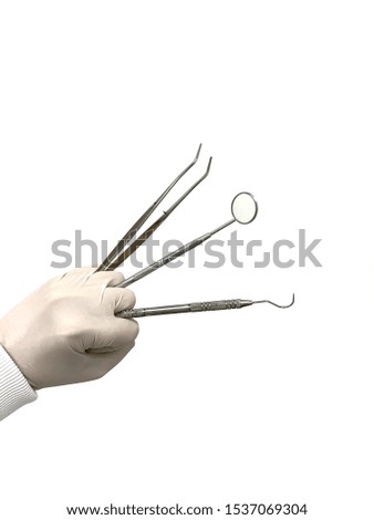 3 keys equipment for dentist are mouth mirror,forceps and explorer. They are used in dental clinic for your dental check.