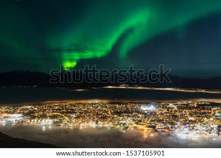 Norway northern lights aurora view