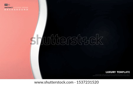 Abstract luxury gradient pink black decoration template design background. Use for ad, poster, artwork, template design, presentation. illustration vector eps10