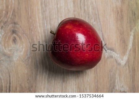 Red apple studio picture. Fruit apple. Appetizing red apple.