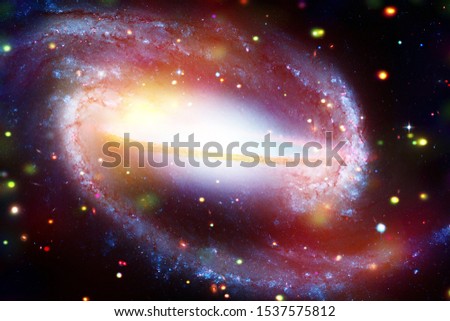 Galaxy and nebulae. The elements of this image furnished by NASA.
