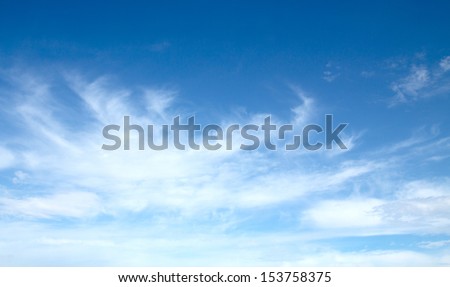 blue sky clouds Royalty-Free Stock Photo #153758375