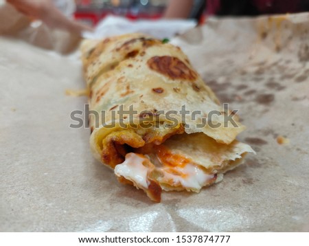  Indian food dishes which are often called paratha roll sandwiches