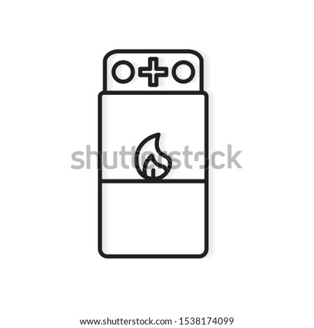cemetery candle, All Saints' Day lantern- vector illustration