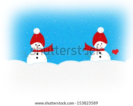 Little Snowmen - Valentine's