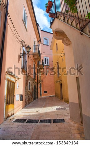 Alleyway. Ischitella. Puglia. Italy. 