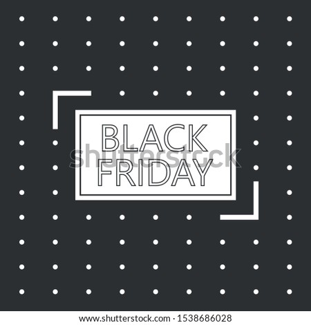 Off price special. Black Friday Super sale Concept. Typography promotion poster. Element for advertisement of season. stylized text of Black Friday