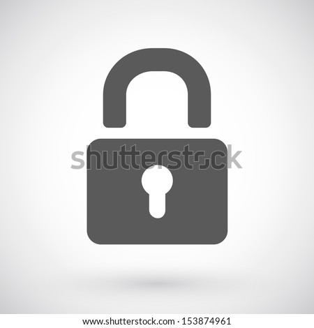 lock icon Royalty-Free Stock Photo #153874961