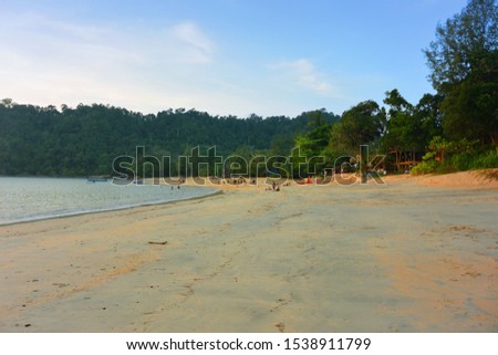 a beautiful beach of southern Thailand