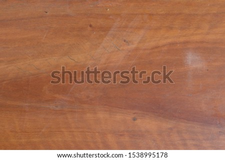 Old natural wood table texture of cut tree trunk for text and Background