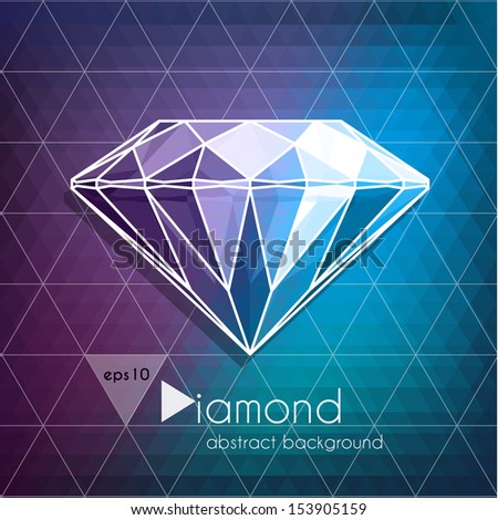 Abstract diamond background - eps10