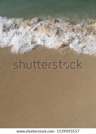 A picture of the beach in the north coast of Egypt