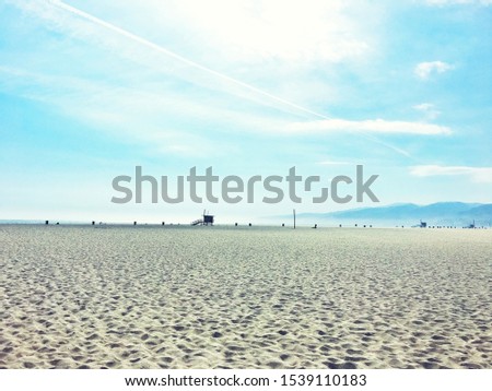 Santa Monica State Beach California Coast