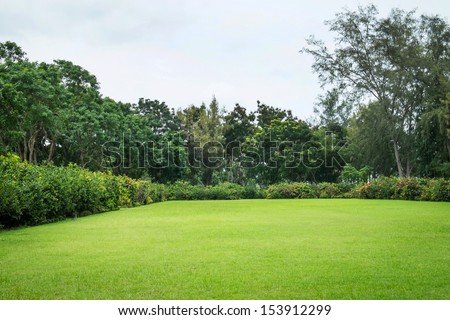 Peaceful Garden Royalty-Free Stock Photo #153912299