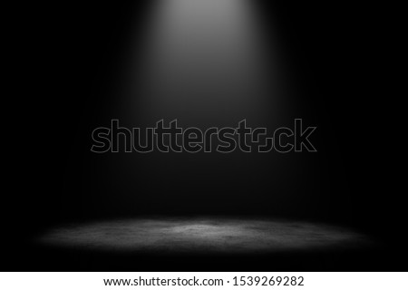 Studio room gradient background. Abstract black white gradient background. Royalty-Free Stock Photo #1539269282