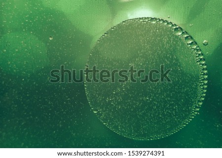 Beautiful  abstract color green and yellow abstraction background close up. Macro view.