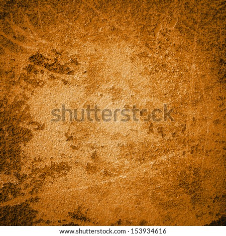 Orange grunge background or texture