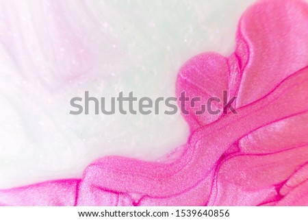 Liquid bright background in pink, purple and pearl tones. Abstract background image.