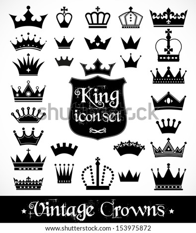 Crowns vintage set.