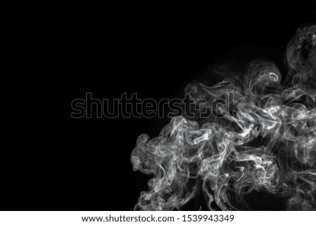 Abstract​ smoke​ on​ black​ background