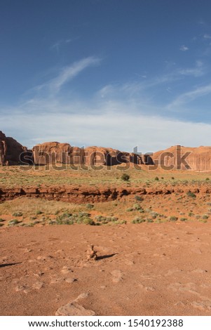Monument Valley national park in summer