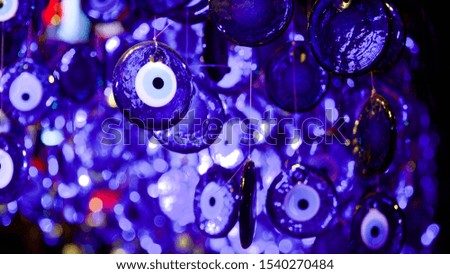 Traditional Turkish accessory, Blue evil eye bead