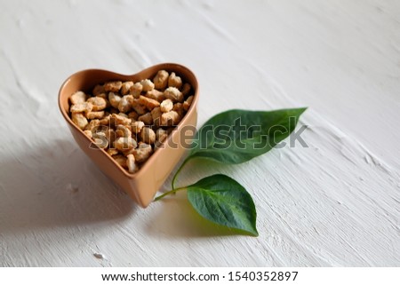 Mix nuts, dry fruits and chocolate on a