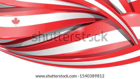 Canada banner  background flag . vector illustration