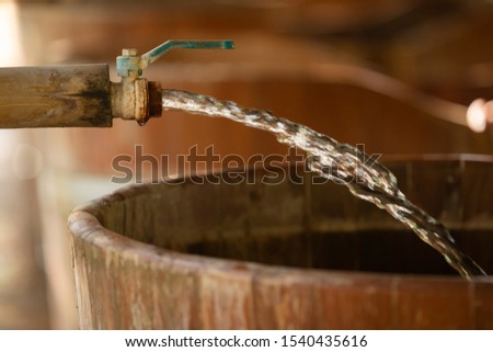 warm water to soak from natural hot spring, Arokaya village, sub-district Mae Kasa, Mae Sot, Tak, Thailand