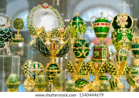 souvenir products similar to the Faberge egg jewel Royalty-Free Stock Photo #1540444679