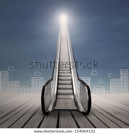 Escalator to a better future/career