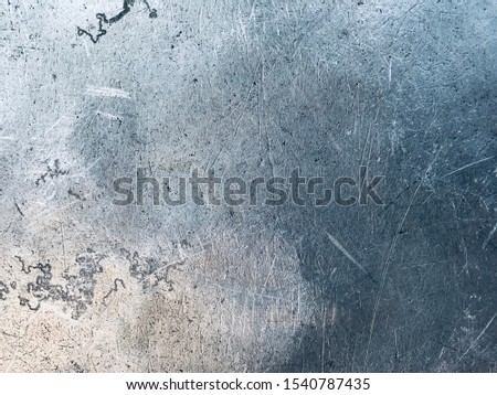 Dirty aluminum plate texture background 
