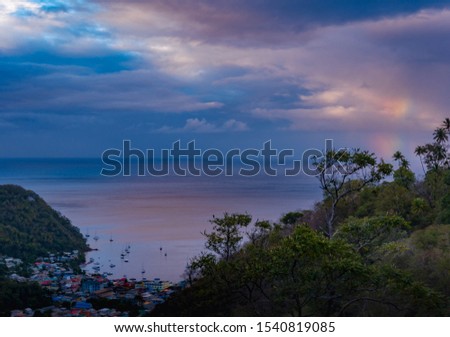 Magnificent  nature views of Saint Lucia