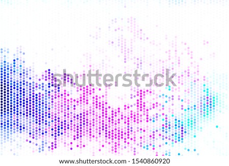 Light Multicolor vector layout with circle shapes. Beautiful colored illustration with blurred circles in nature style. New template for your brand book.