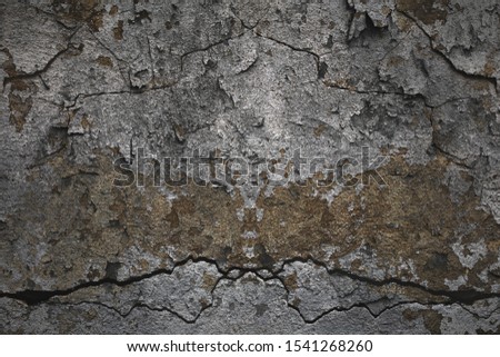 Free space. Blank space background texture. Cracks on the old concrete surface