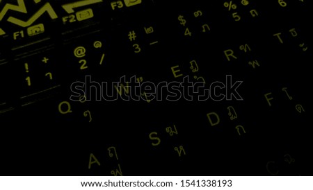 The background image is a computer keyboard pattern.
