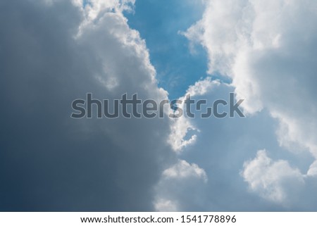
Clouds in the capital city of Thailand