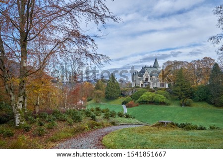Gamlehaugen is a mansion in Bergen, Norway, and the residence of the Norwegian Royal Family in the city. Gamlehaugen has a history that goes as far back as the Middle Ages
