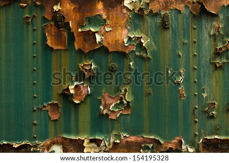 Rusted metal texture closeup photo as a background