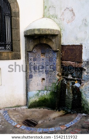 old door in wall, photo as background , Beautiful Background digital image