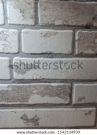 
gray masonry with thick seams