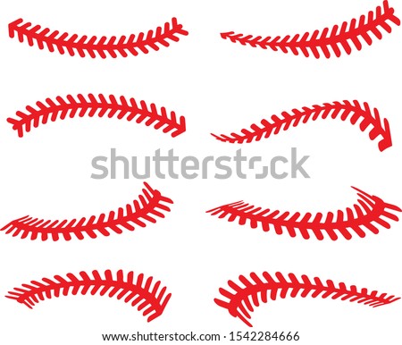 Baseball Stitches Laces vector eps design, softball,  sport, sports, 