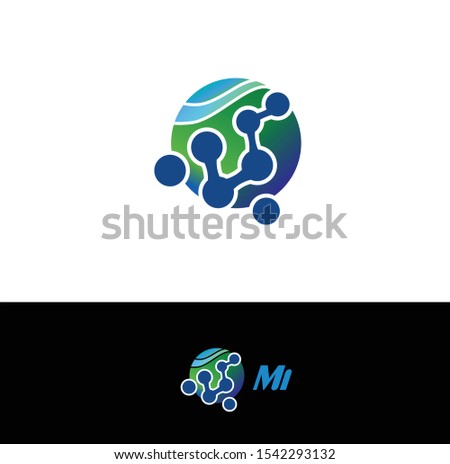 abstract logo for modern technology